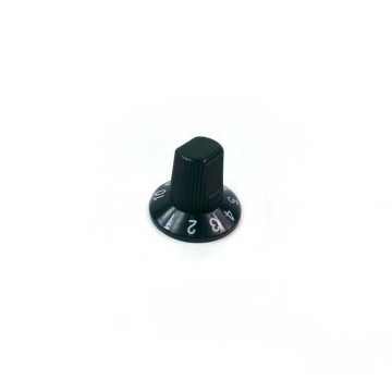 Boton potenciometro rotativo negro GX-Series con numeros (00100-27042)