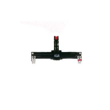Fader 45mm 100K. mon. center click LED (48230)