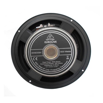 Altavoz woofer Behringer 8W600B4 para  PPA500BT (97985)