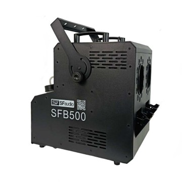 Maquina de burbujas  llenas de humo con doble salida y leds SF AUDIO SFB500