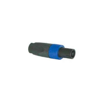 Conector altavoz macho 4 polos recto