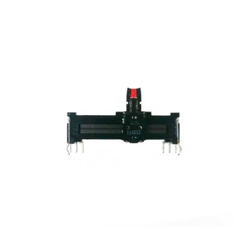 Fader 30mm 100K. St. center click LED (02937)