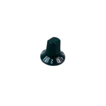 Boton potenciometro rotativo negro GX-Series con numeros (00100-27042)